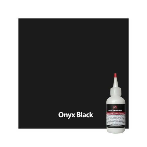 Solid Color Epoxy Pigment Concrete Countertop Solutions Onyx Black 