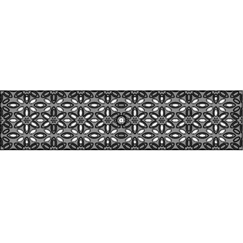 5" x 20" Anise Trench Grate (Heel Proof) Iron Age Designs 