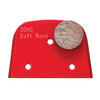 Slim Fit Diamond Tooling - Single Round Segments Syntec Diamond Tools Soft Bond (Red) 16 to 20 Grit 