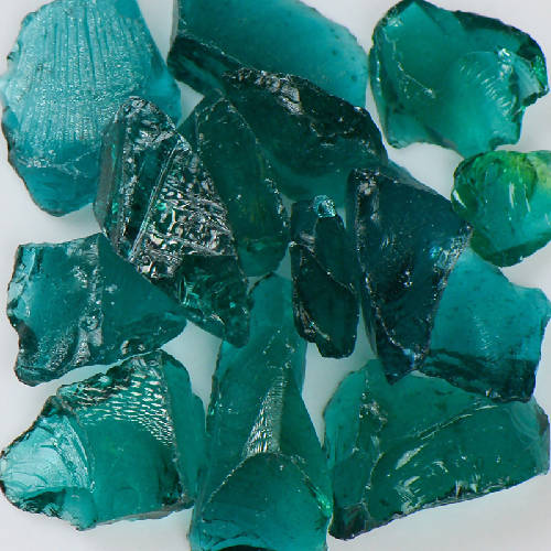 Teal Terrazzo Glass American Specialty Glass 1 Pound #3 