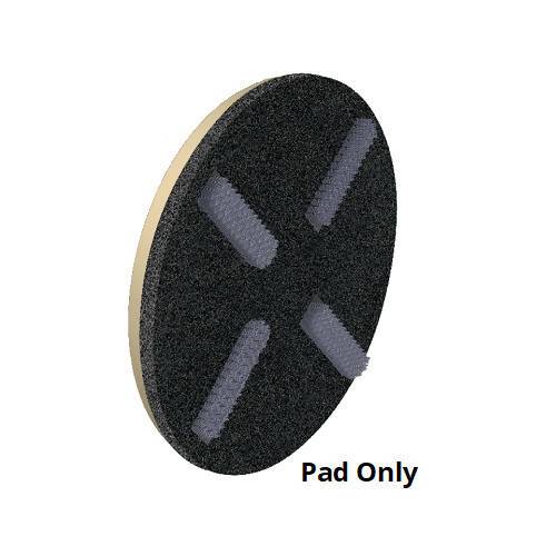 19" Quad Slotted Black Stripping Pads - 5 per Case Fas-Trak Industries 