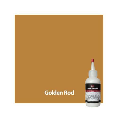 Solid Color Epoxy Pigment Concrete Countertop Solutions Golden Rod 