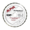 Silencer III Blade for Engineered Stone - Premium Bridge Saw Blade Alpha Professional Tools 16" 