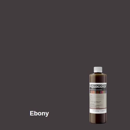 Aquacolor - Water-based Stain for Concrete (Concentrate) Duraamen Engineered Products Inc Ebony 