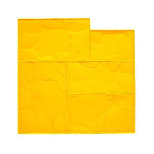 Bon Texture Mat - Ashlar Yellow - 24-inch X 24-inch Tools Bon Tool Ashlar Yellow 