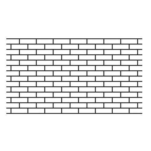 Brick Pattern Stencil - Chalky & Company