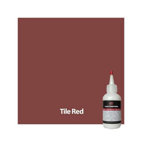 Solid Color Epoxy Pigment Concrete Countertop Solutions Tile Red 