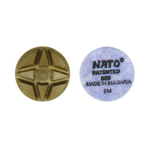 4" Nato Polishing Pad with Foam for Dry Floors Concrete Polishing HQ 800-grit 