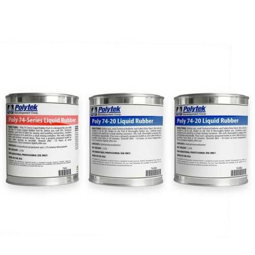 Poly 74-20 Liquid Rubber Polytek Development Corp 6-lb kit 