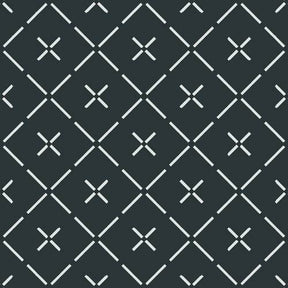 Quilt Tile Pattern - Adhesive-Backed Stencil supplies FloorMaps Inc. Positive 