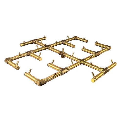 300K BTU 30.5" x 30.5" Original Brass Burner for Firepits Warming Trends 