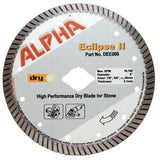 Alpha Eclipse II Diamond Blades Alpha Professional Tools 6" 