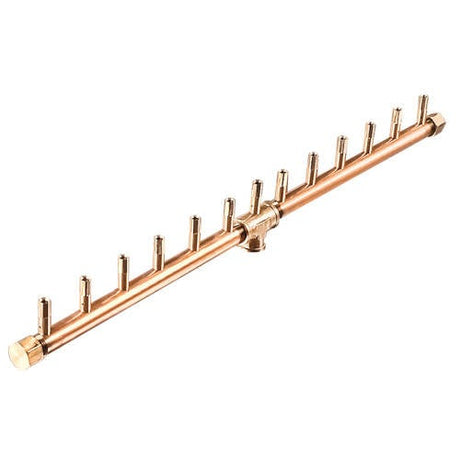 130K BTU 26" Linear Brass Burner for Firepits Warming Trends 