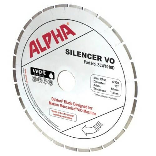 Silencer VO - Silent Core V/O-CUTTING Blade Alpha Professional Tools 10" - Dekton 