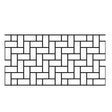 Original Herringbone - Concrete Stencil Roll Decorative Concrete Impressions 