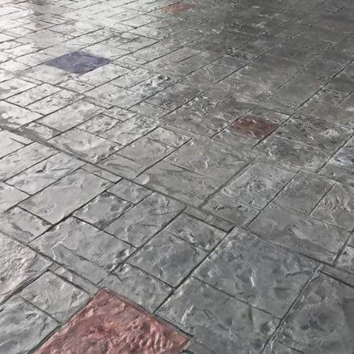 Ashlar Slate Concrete Floor Texture Stamp Set Stone Edge Surfaces 