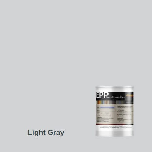 Perdure Self-leveling Epoxy Floor Coating Kit - 500 Square Feet Duraamen Engineered Products Inc Perdure U45 - Polyurethane Matte Light Gray 