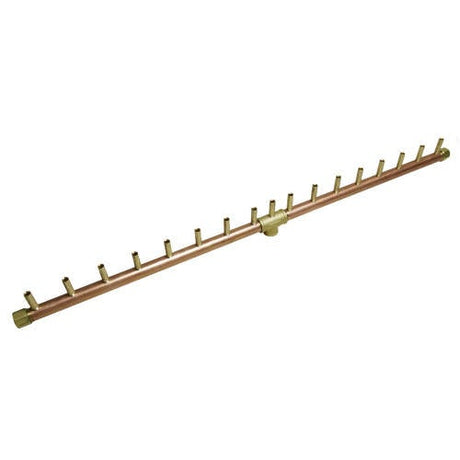 170K BTU 34" Linear Brass Burner for Firepits Warming Trends 