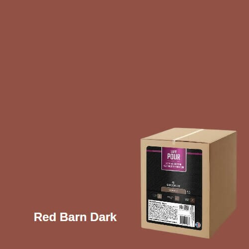 SurePour Concrete Integral Color Sacks for Fresh Concrete 10lb. BDC Equipment & Rental Red Barn - Dark (2 bags) 