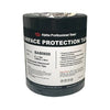 Repositionable Waterproof Surface Protection Tape - 6" x 164' Alpha Professional Tools Black (6" x 164') 
