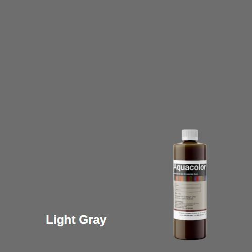 Aquacolor - Water-based Stain for Concrete (Concentrate) Duraamen Engineered Products Inc Light Gray 