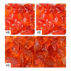 Chunky Orange Terrazzo Glass American Specialty Glass 