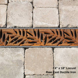 4" x 24" Trench Grate Iron Age Designs 