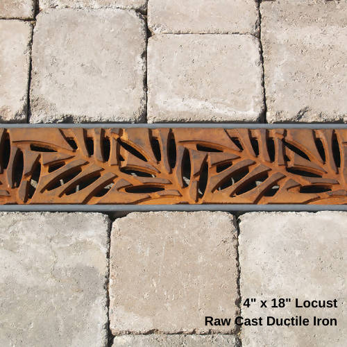 4" x 24" Trench Grate Iron Age Designs 