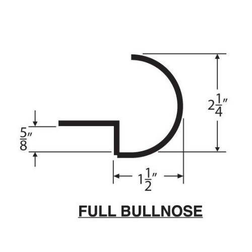 Full Bullnose - Countertop Edge Form Concrete Countertop Solutions 