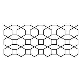 Mediterranean Tile - Concrete Stencil Roll Decorative Concrete Impressions 