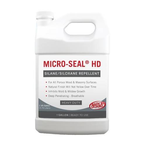 Micro-Seal HD Silane/Siloxane Water Repellent - Ready to Use Rainguard Pro 1 Gallon 