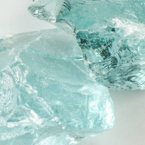 Crystal Teal Landscape Glass American Specialty Glass 1 Pound Large 