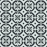 Talavera Floral Tile Pattern - Adhesive-Backed Stencil supplies FloorMaps Inc. Positive 