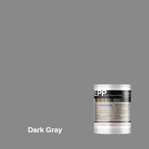 Perdure Self-leveling Epoxy Floor Coating Kit - 500 Square Feet Duraamen Engineered Products Inc Perdure U45 - Polyurethane Matte Dark Gray 