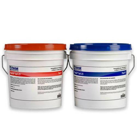 PlatSil Gel-25 Silicone Rubber Polytek Development Corp 16-lb kit 