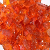 Chunky Orange Terrazzo Glass