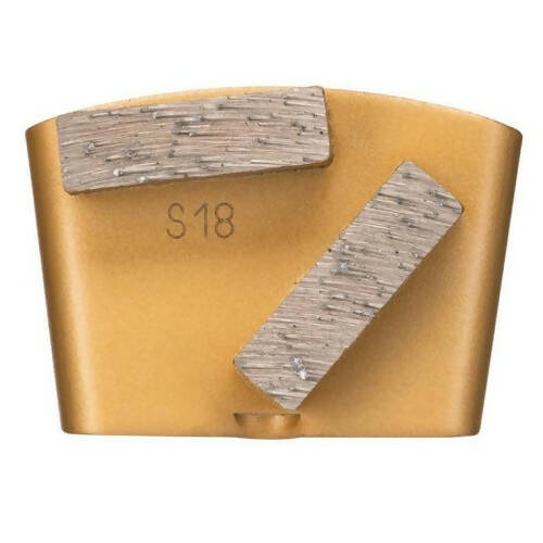 HTB Tooling - Double Bar Segments Syntec Diamond Tools Soft Bond (Gold) 16 to 20 Grit 