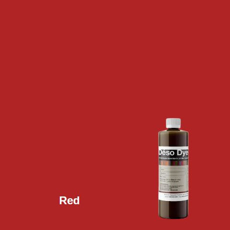 Deso Dye - Color Dye for Interior Polished Concrete Floors Duraamen Engineered Products Inc Red 