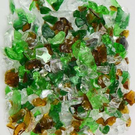 Earthtone Mix Terrazzo Glass American Specialty Glass 1 Pound #1 