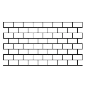 Running Bond - Concrete Stencil Roll Decorative Concrete Impressions 