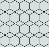 Hexagonal Honeycomb Pattern - Adhesive Backed Stencil supplies FloorMaps Inc. Positive 