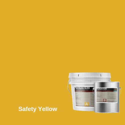 Perdure E20 - Industrial Grade High Build Epoxy Floor Coating Duraamen Engineered Products Inc 1.5 Gallon Kit Safety Yellow 