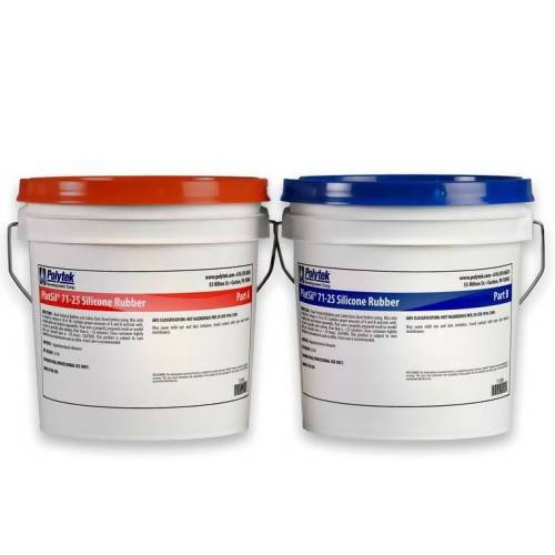 PlatSil® 71-25 Silicone Rubber Polytek Development Corp 16-lb kit 