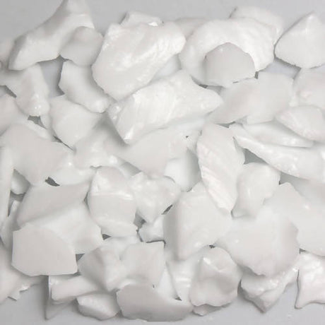 Chunky White Terrazzo Glass American Specialty Glass 1 Pound #2 