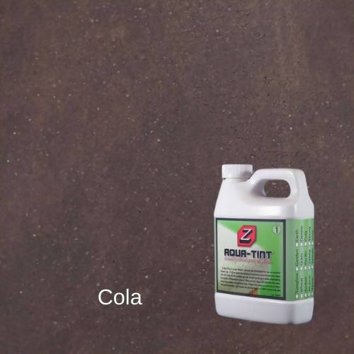 Z Aqua-Tint - Concrete Dye Concrete Countertop Solutions Cola 1 Quart 