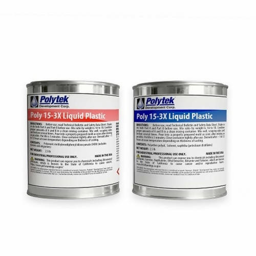 Poly 15-3X Liquid Plastic Polytek Development Corp 5-lb kit 