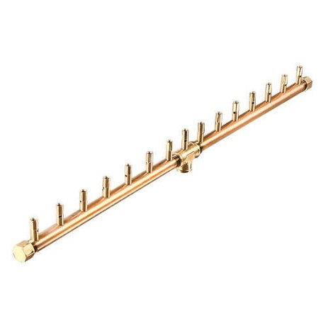 150K BTU 30" Linear Brass Burner for Firepits Warming Trends 