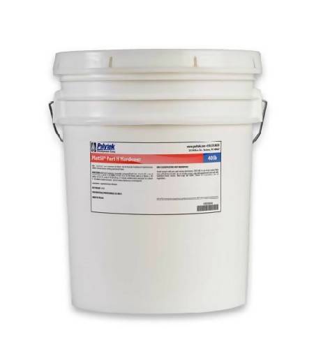 PlatSil Part H Hardener Polytek Development Corp 40 lb kit 