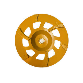 7" 6 Segment (3+3) Bi-Turbo SWAT Cup Wheel U.S. Saws 