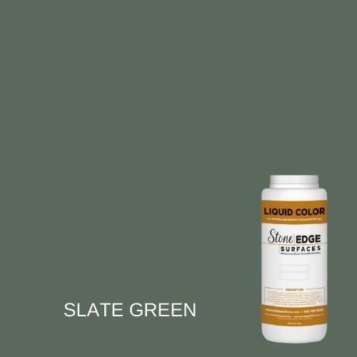 Liquid Color Pigments - 32 oz Stone Edge Surfaces Slate Green 